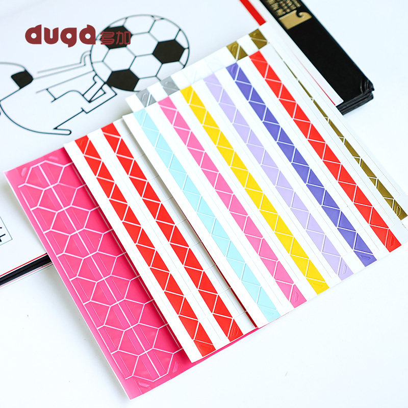 duga 角贴102枚 黑色透明 diy相册角贴 照片 相片相角贴纸装饰