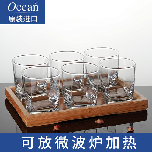 ocean进口客厅6只套装喝水杯子