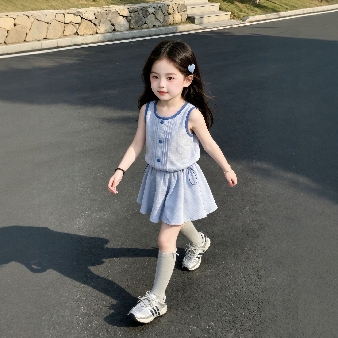 女童夏款连衣裙2026年夏季新套装
