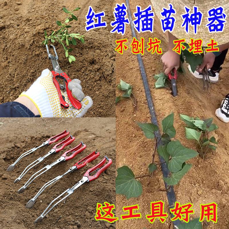 栽红薯苗神器农用工具移苗栽苗器插苗插秧机栽地瓜种紫薯辣椒机械