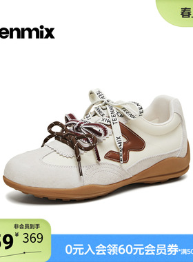 天美意2026春新款商场同款百搭复古平底运动女德训鞋BM771AM6