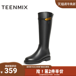 靴女长靴BH791DG3 时髦百搭靴子时装 天美意2023冬新款 商场同款