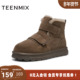 天美意冬新款 百搭工装 街头潮酷增高男休闲户外靴XD009DD4