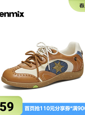 天美意2026春新款商场同款复古减龄阿甘德训鞋女休闲鞋6TZ20AM6