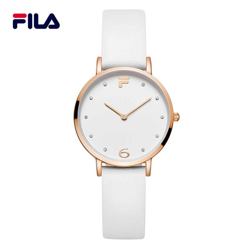 fila斐乐手表女ins风皮带时尚复古学生简约防水欧美石英腕表6160