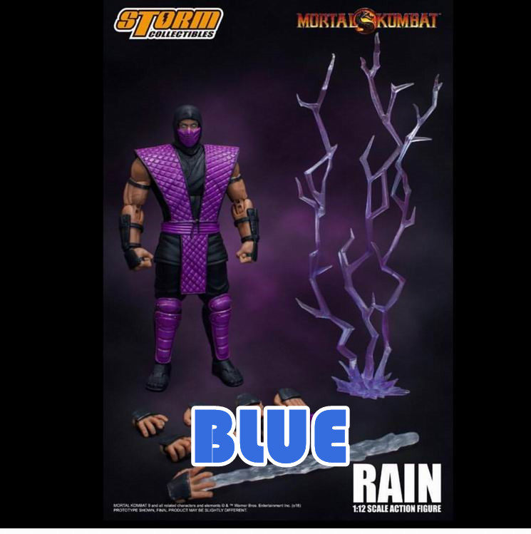 全新现货 storm toys 1/12 真人快打 魔攻帝国 紫色忍者 rain 雨