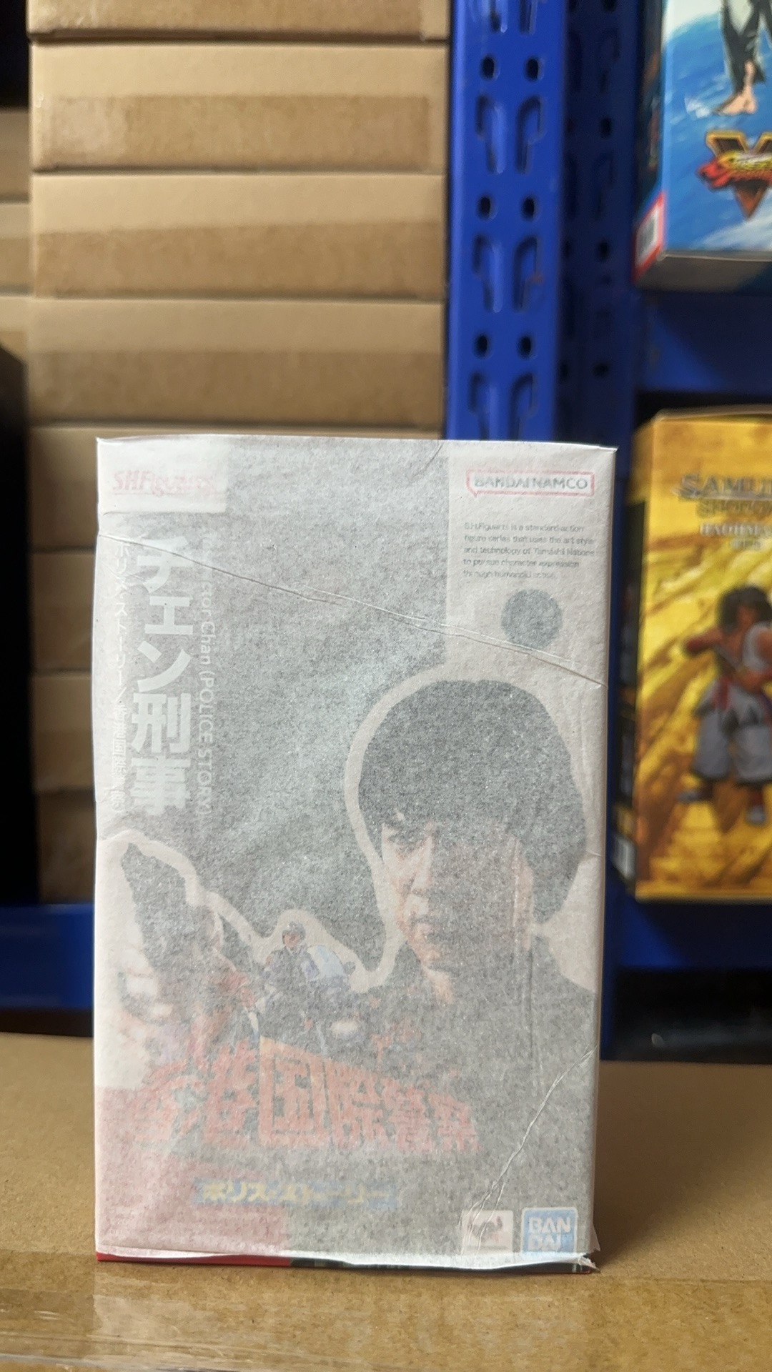 全新现货 Bandai 万代 警察故事 SHF  陈家驹 成龙 可动手办