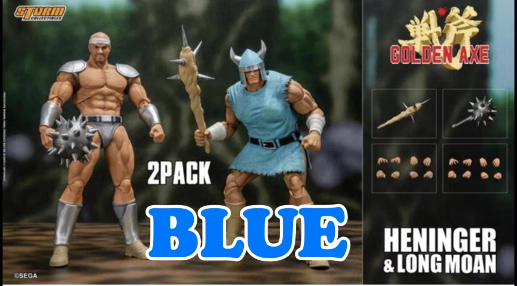 全新现货Storm Toys 1/12街机 战斧 HENINGER & LONG MOAN 双人套
