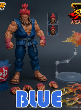 全新现货Storm Toys 1/12 街头霸王 街霸 豪鬼 akuma 怀旧版 红发