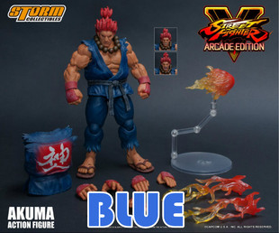全新现货Storm Toys 1/12 街头霸王 街霸 豪鬼 akuma 怀旧版 红发