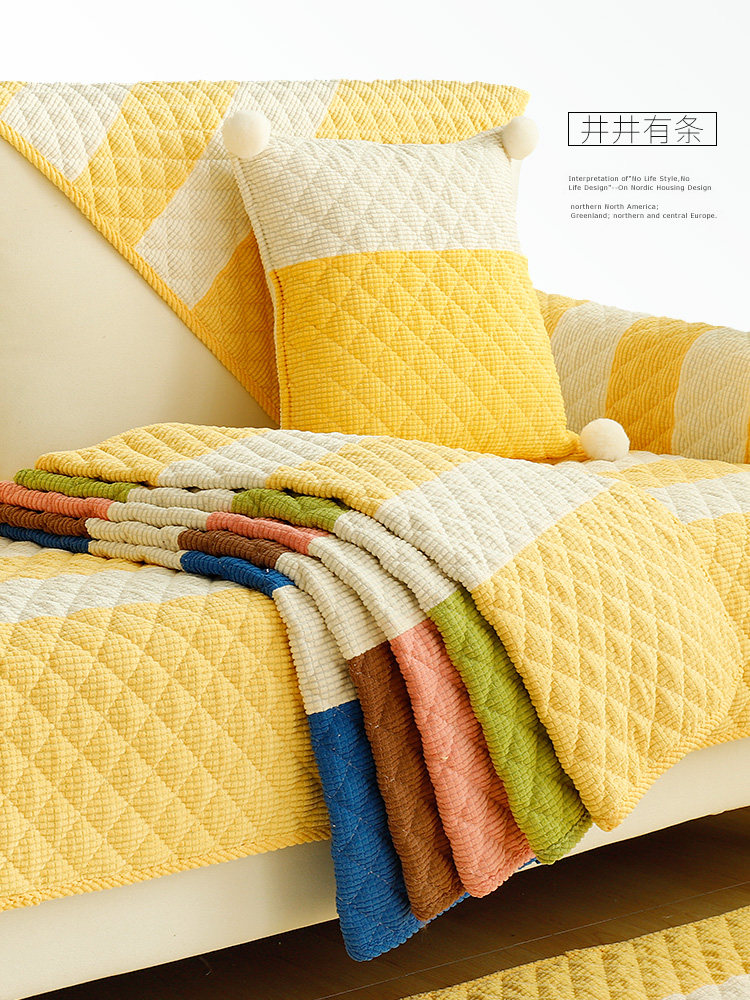 沙发垫冬季加厚防滑坐垫北欧简约现代客厅飘窗垫套罩巾贵妃定做在类目 居家布艺, 坐垫/椅垫/沙发垫, 沙发垫中 - 来自Buy2taobao.com提供专业的淘宝代购服务