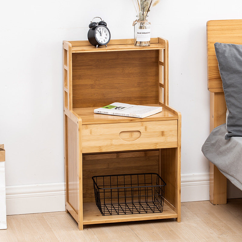 实木卧室楠竹小型床边柜加高床头柜简约现代收纳储物小柜子带抽屉|ruв категории жилой мебели, кабинет, тумбочка - от Buy2taobao.com для оказания профессиональной услуги покупки агента Taobao