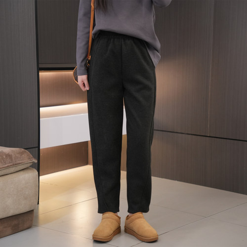 冬季必入加绒加厚高腰显瘦哈伦裤