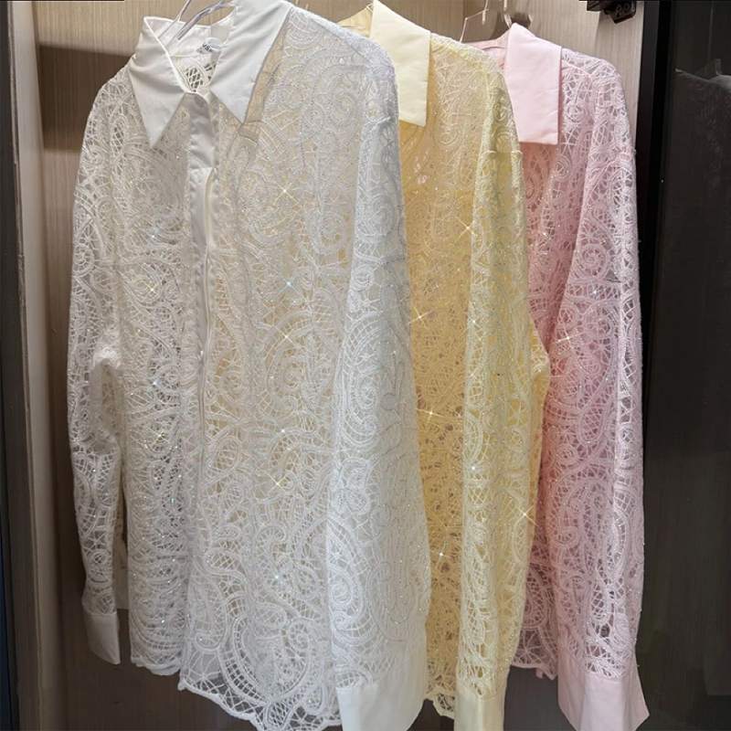 2025超火衬衫女高级感轻奢减龄