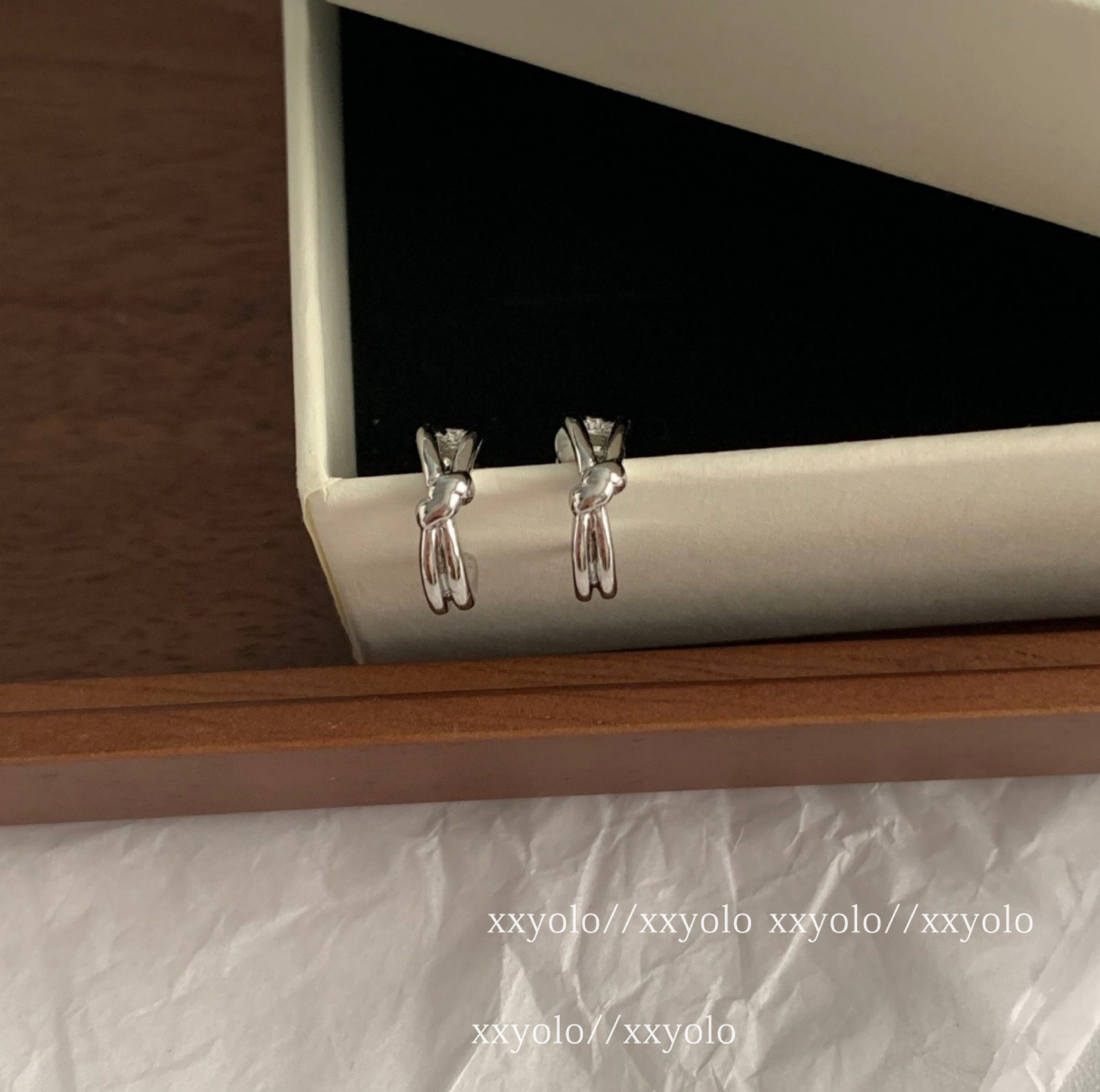 xxyolo韩风925银针女百搭耳环