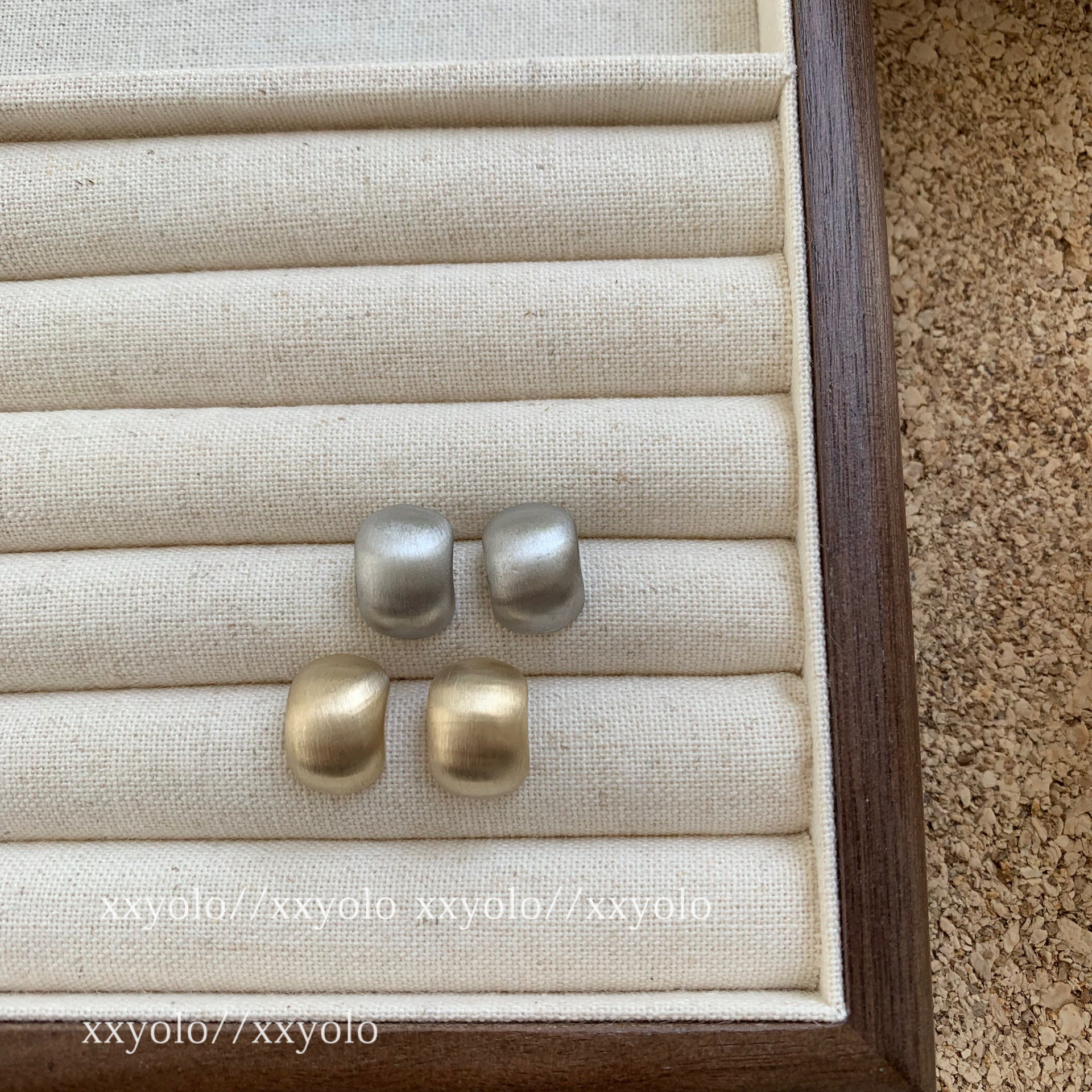 xxyolo韩风女百搭豆豆耳环