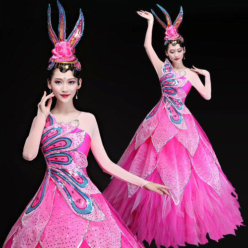 盛世周年庆典演出开场舞大摆裙