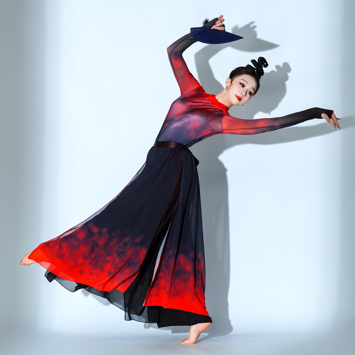 象王行舞蹈服装九州同舞蹈服古典舞扇子舞服装中国风爵士舞蹈服装