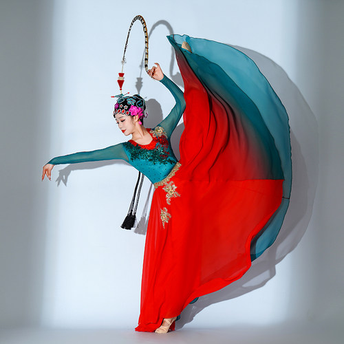 俏花旦舞蹈演出服戏曲服装贵妃醉酒舞蹈服新款中国古典舞演出服女