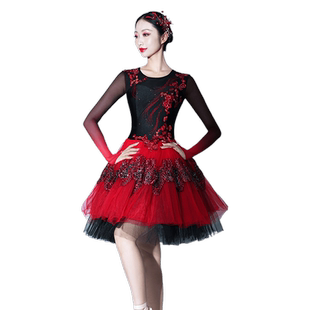话剧表演服装西班牙舞芭蕾舞裙歌剧舞台剧服装开场舞现代舞踢踏舞