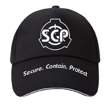 SCP基金会帽子 动漫周边鸭舌帽 二次元中二病联盟男女遮阳棒球帽