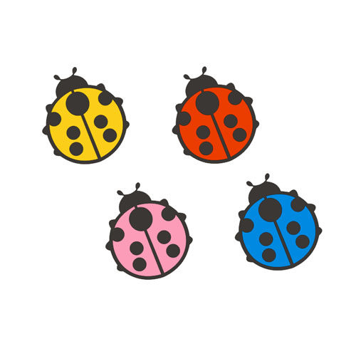 甲壳虫可爱划痕贴 车尾贴 超萌搞笑贴纸 汽车贴纸 订制大小卡通贴