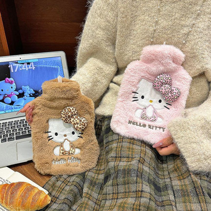 hellokitty热水袋注水加厚防爆暖水袋痛经女生用热敷三丽鸥暖手宝