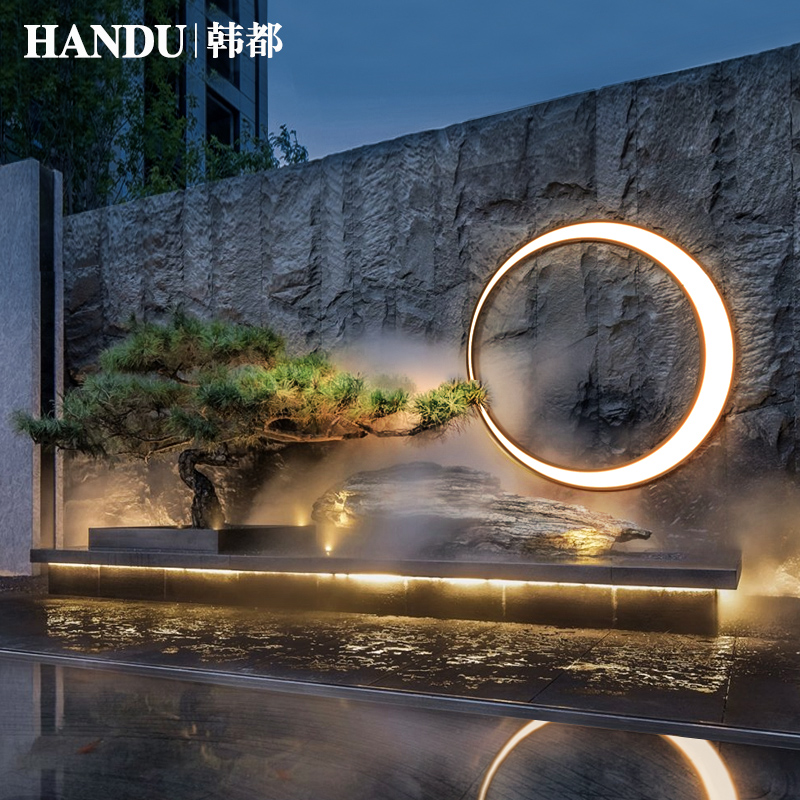 韩都新中式防水高档会所庭院灯
