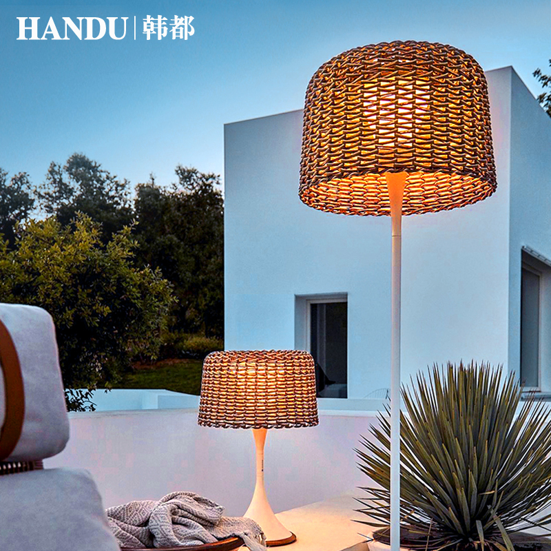 韩都太阳能落地灯造景布置庭院灯