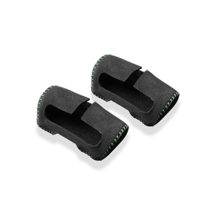 适用于宝马mini安全带插头保护套翻毛皮迷你柱安全带扣防撞刮套