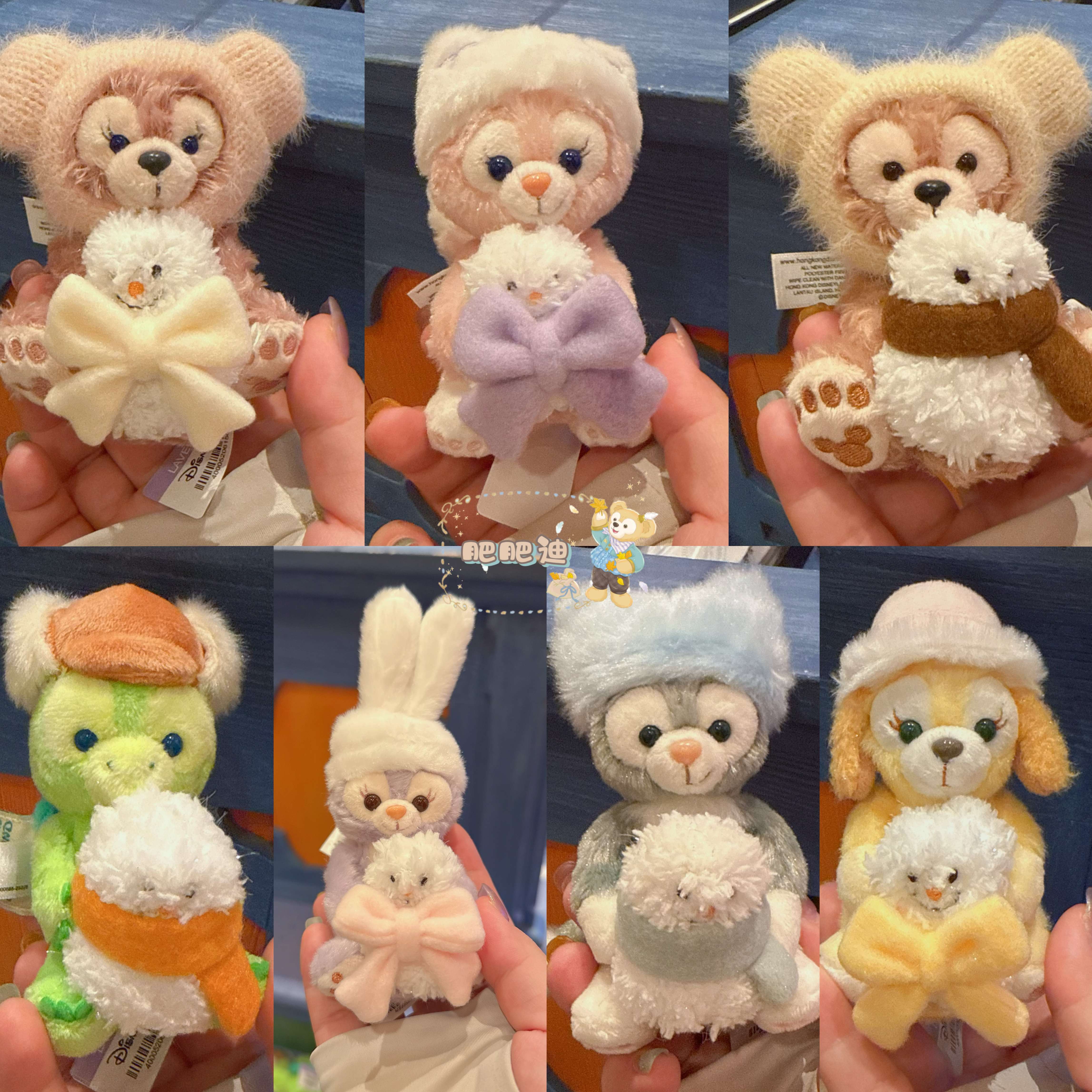 香港迪士尼2025冬日玲娜贝儿可琦安发箍装饰olu星黛露坐姿魔术贴