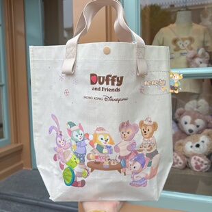 香港迪士尼米奇与好友20周年环保袋达菲七宝购物袋百亩手提袋