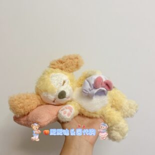 香港迪士尼甜梦可琦安玲娜贝儿公仔达菲玫玫毛绒星黛露睡姿玩偶