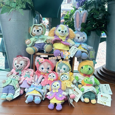 香港迪士尼森林游踪系列玲娜贝儿olu毛绒挂件可琦安达菲可爱公仔