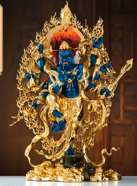 纯铜秽迹金刚客厅摆件家用供奉