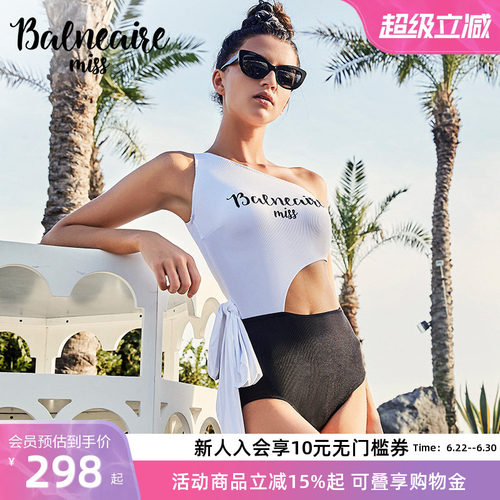 BE范德安性感连体三角泡温泉泳衣