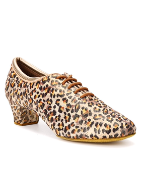 拉丁ADSMISSFUN新款A1060-03豹纹女教师舞鞋练习鞋时尚潮流