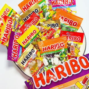 德国进口】haribo哈瑞宝金熊软糖酸绳子小熊软糖果酸水果天线糖