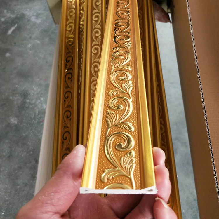 欧式压花金凤尾工厂直销装饰线条