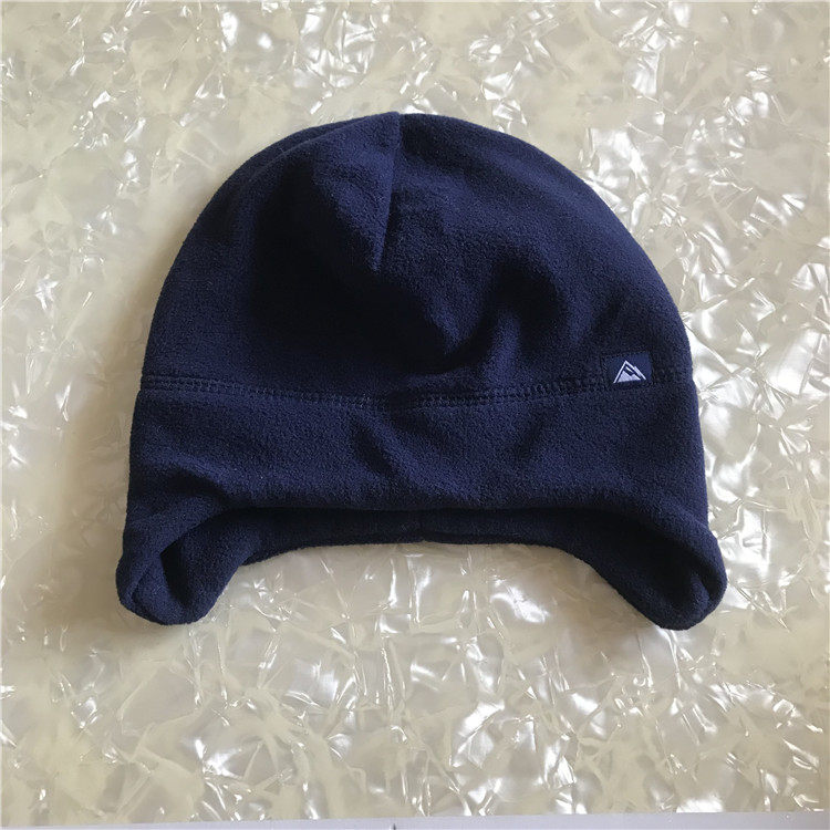 가을 겨울 어린이 양털 모자 목 스카프 및 장갑 3 종 세트 폴라 플리스  소년 검정 방풍 경량