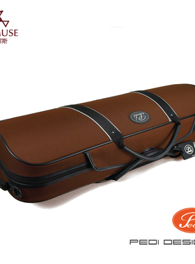 [实体店]台湾黑色蓝色红色PEDI佩迪新款品质抗压钢骨架小提琴盒