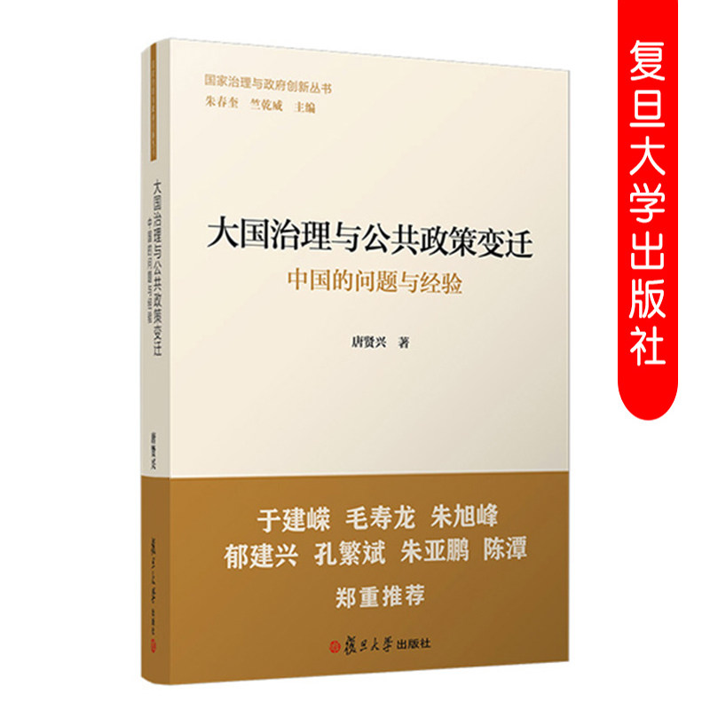 大国治理与公共政策变迁:中国的问题与经验 唐贤兴著 国家治理与政府