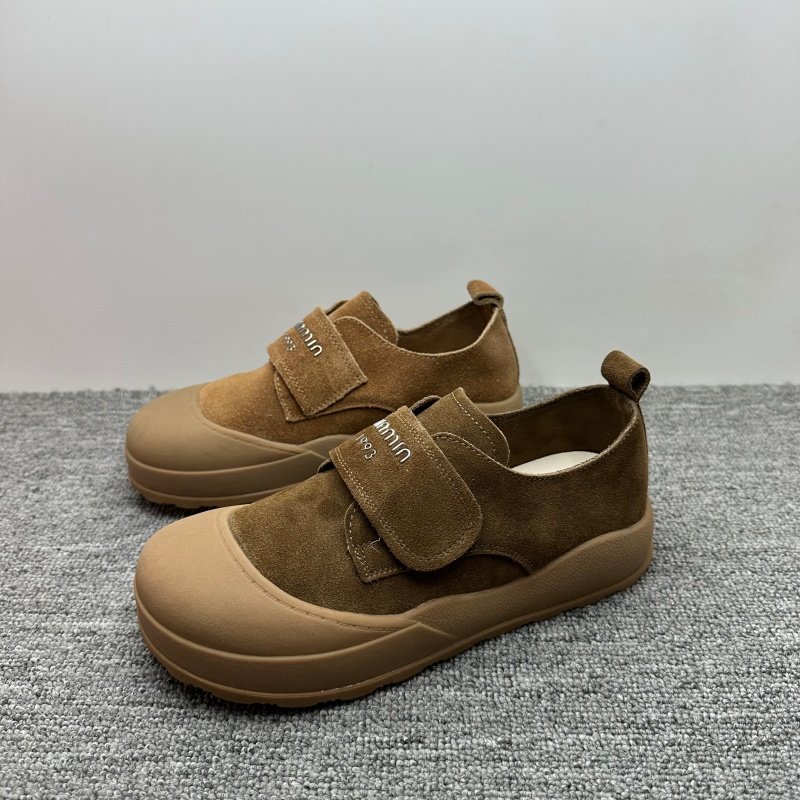 处理真皮勃肯鞋女2025新款秋季牛皮女鞋厚底魔术贴软底复古休闲鞋,女鞋,勃肯鞋/软木鞋,淘宝优惠券,粉丝福利购,淘宝优惠卷