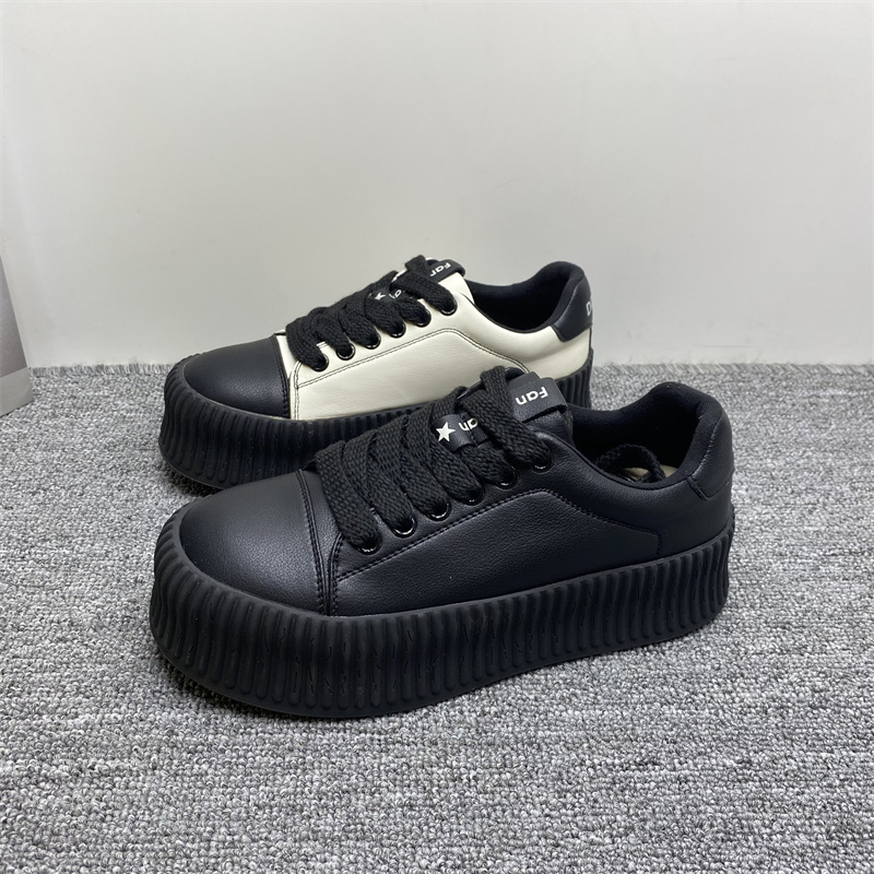 秋冬新款真皮女鞋休闲时尚