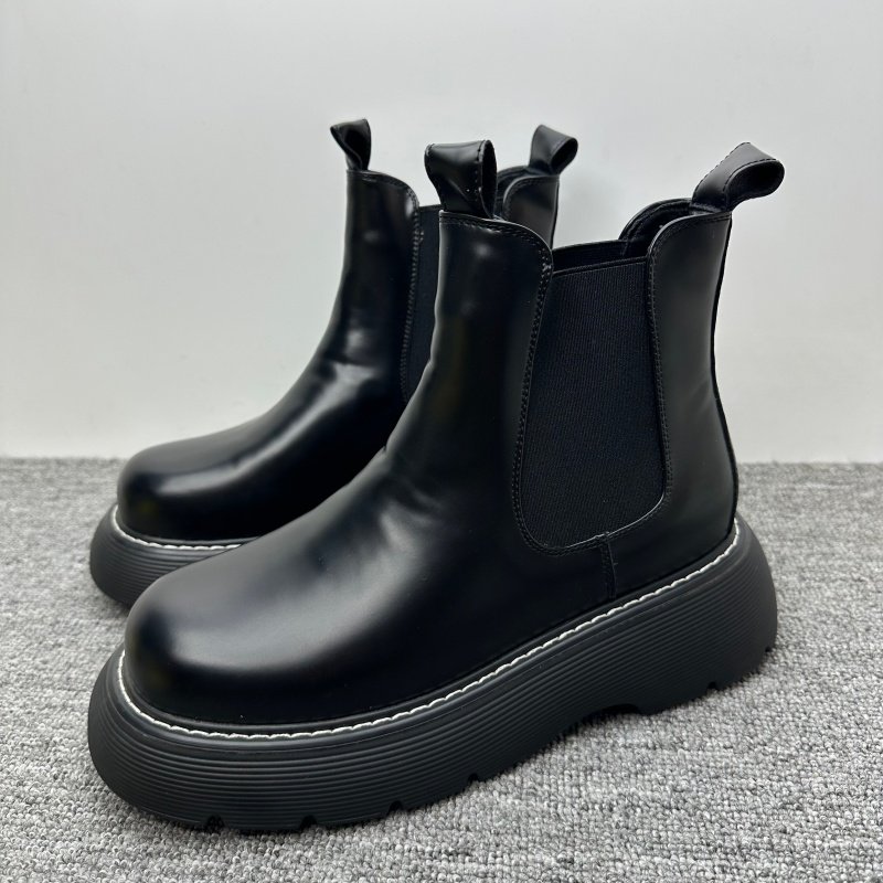 孤品处理40码新款厚底马丁靴女时尚百搭英伦风烟管靴潮流切尔西靴,女鞋,切尔西靴,淘宝优惠券,粉丝福利购,淘宝优惠卷