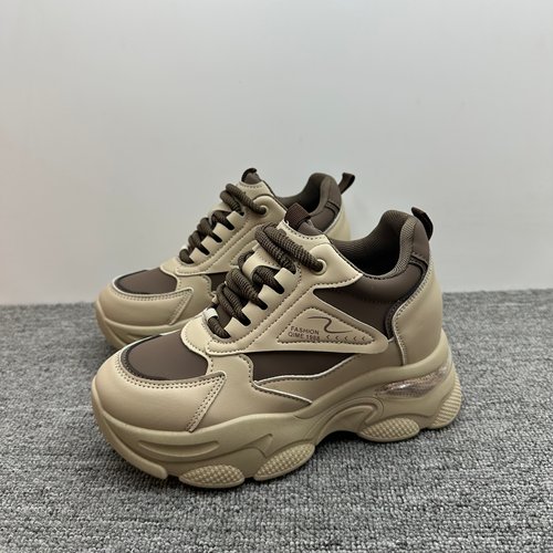 处理老爹鞋女新款小个子厚底轻便内增高女鞋休闲运动鞋增高8cm