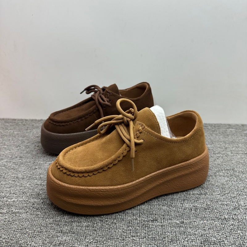 新款真皮勃肯鞋女休闲复古女鞋