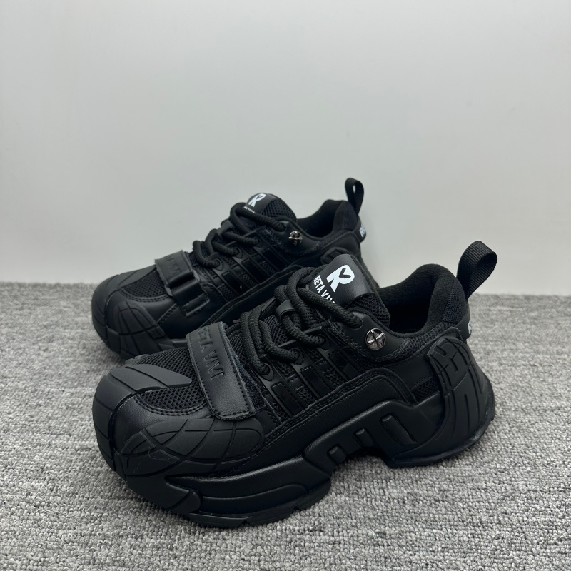 真皮加绒老爹鞋女时尚百搭冬季