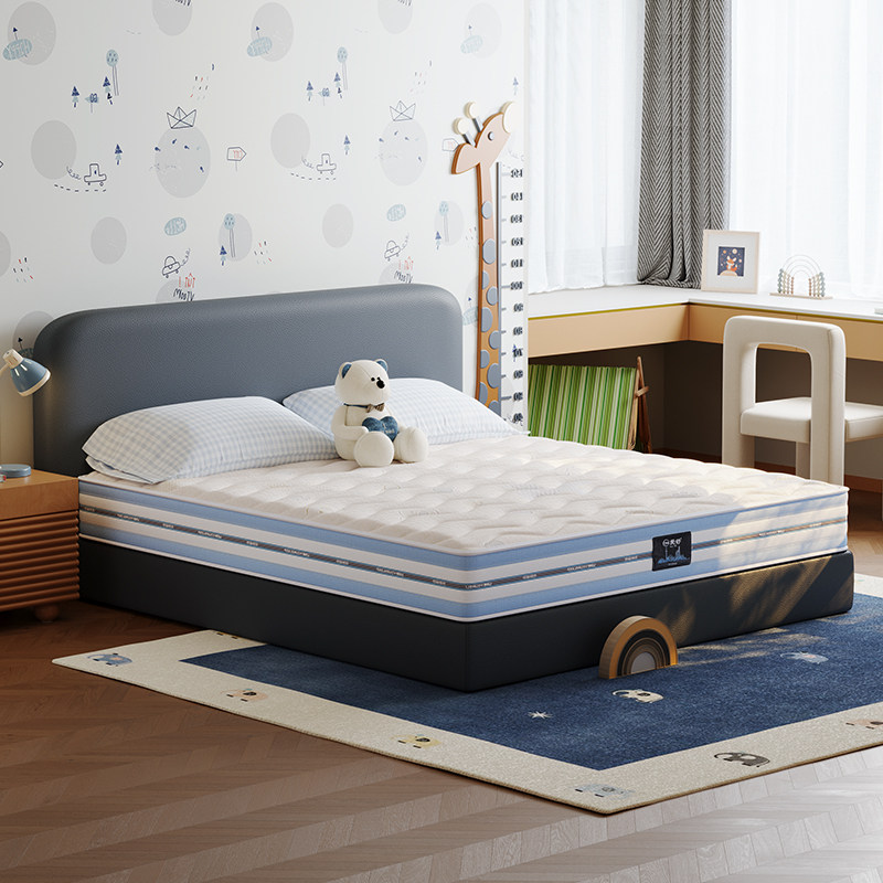 爱舒 儿童护脊甲醛无超标棕榈青少年席梦思弹簧床垫 上海之恋kid
