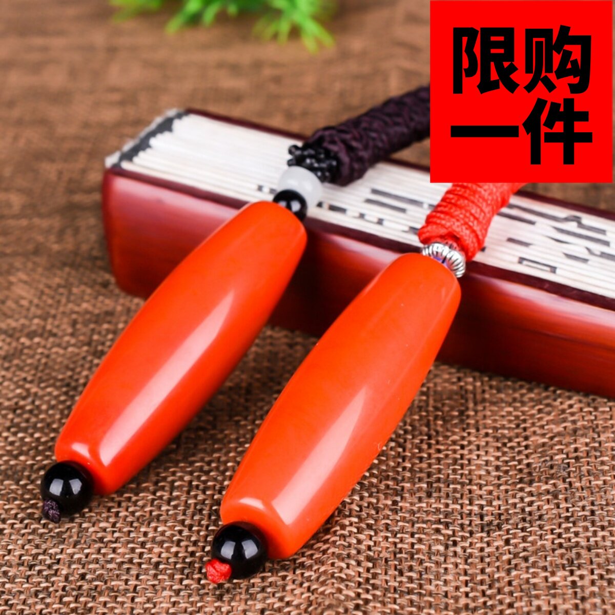 男女款转运珠项链复古新疆和田玉